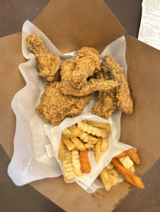 Fried chicken and Fries combo